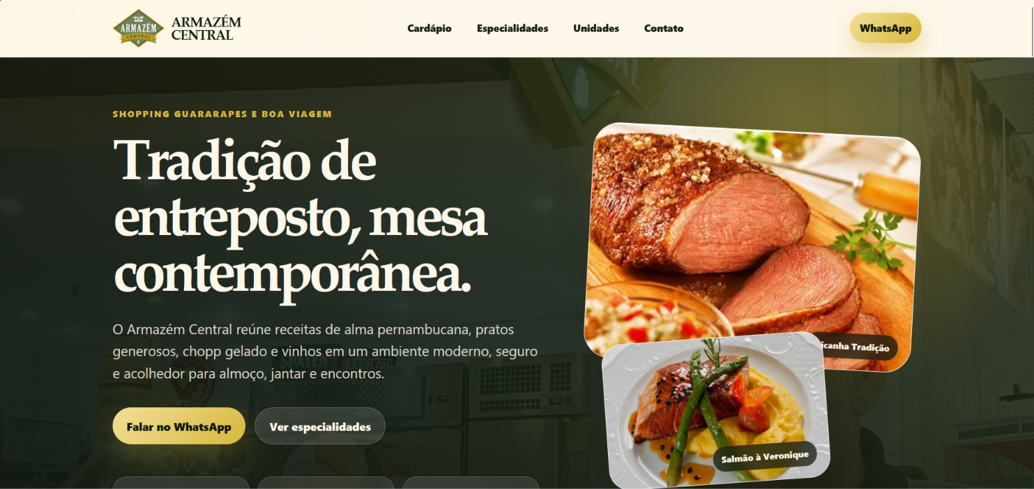 Preview do projeto Armazém Central